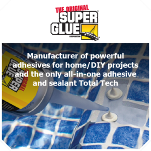 Thundercat Marketing represents The Original SuperGlue: Manufacturer of powerful adhesives for home/DIY projects and the only all-in-one adhesive and sealant Total Tech