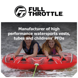 Thundercat Marketing represents Full Throttle: Manufacturer of high-performance watersports vests, tubes and childrens' PFDs