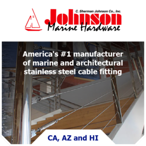 Thundercat proudly represents C. Sherman Johnson Marine Hardware: America's #1 manufacturer of marine and architectural stainless steel cable fitting. CA, AZ and HI