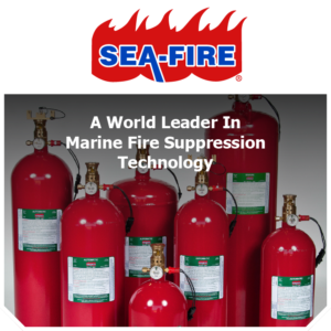 Thundercat proudly represents Sea-Fire: A World Leader In Marine Fire Suppression Technology