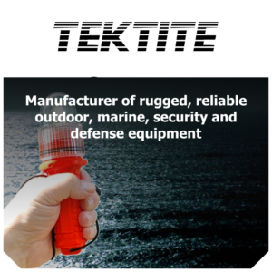 Thundercat Marketing proudly represents Tektite, a manufacturer of rugged, reliable outdoor, marine, security and defense equipment.